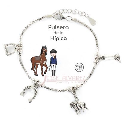 pulsera hípica-caballos-jerez