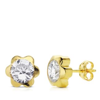PENDIENTES-ORO-ZIRCONITAS