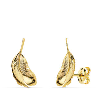 pendientes-oro-pluma-jerez