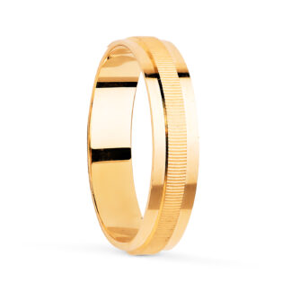 alianza de boda oro amarillo