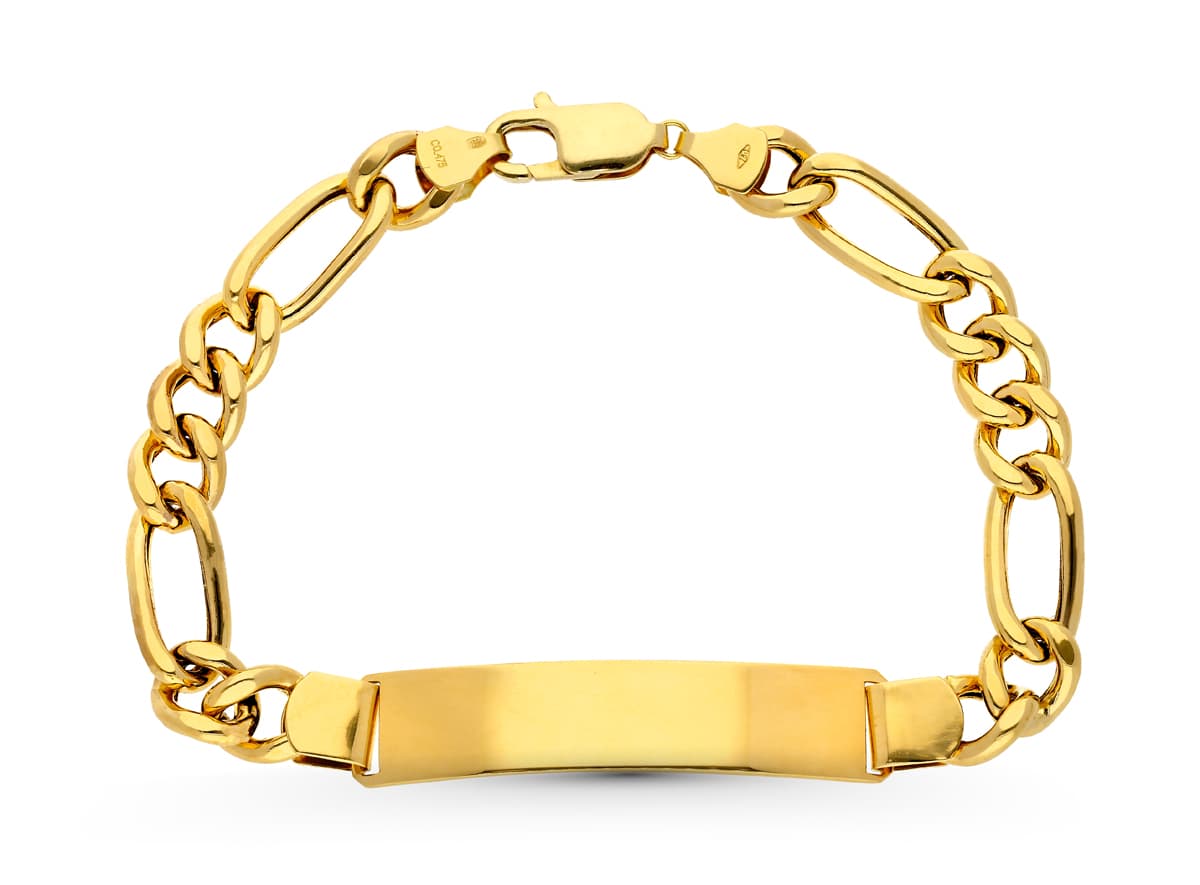 18K PULSERA ESCLAVA ORO AMARILLO CARTIER HUECA ANCHO: 8MM. LARGO: 21,5 CM PLACA CHAPA: 45X10MM